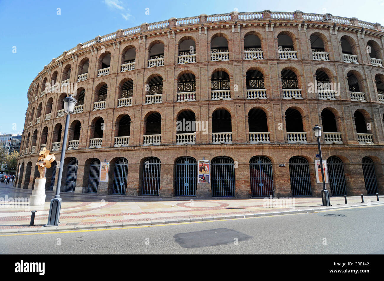 Plaza de Toros, quadrato, Bullring, Valencia, Comunità Valenciana, Spagna, Europa Foto Stock