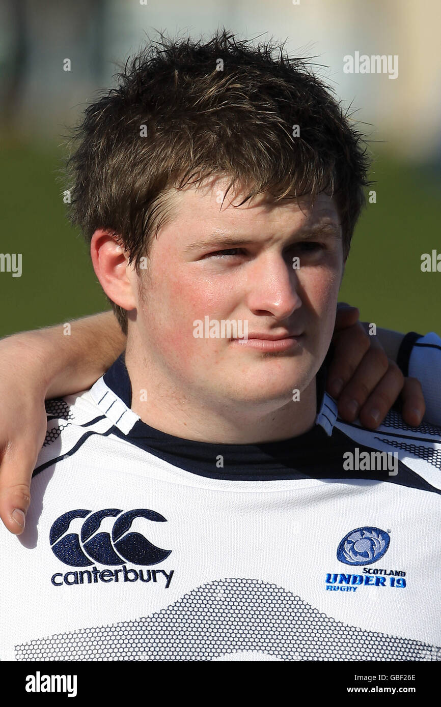 Il Rugby - RBS 6 Nazioni Campionato 2009 - al di sotto dei 19 - Scozia v Italia - Lasswade Foto Stock