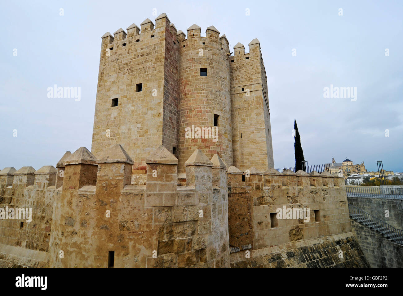 Torre La Calahorra, Tower Museum di tre culture, Cordoba, provincia di Cordoba, Andalusia, Spagna, Europa Foto Stock