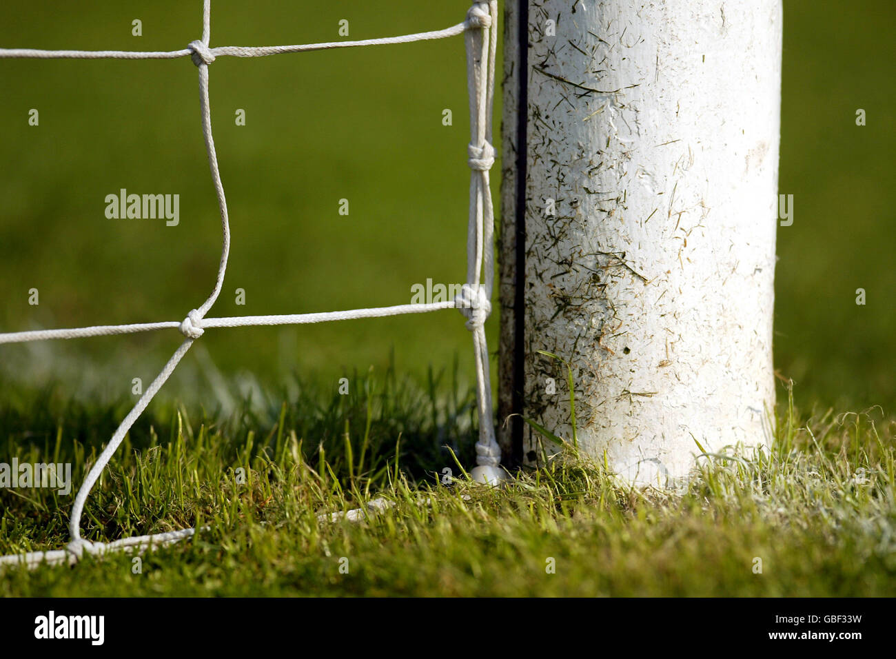 Calcio - Lega nazionale terza Divisione - Carlisle United / Cheltenham Town. Il piede dell'obiettivo Foto Stock