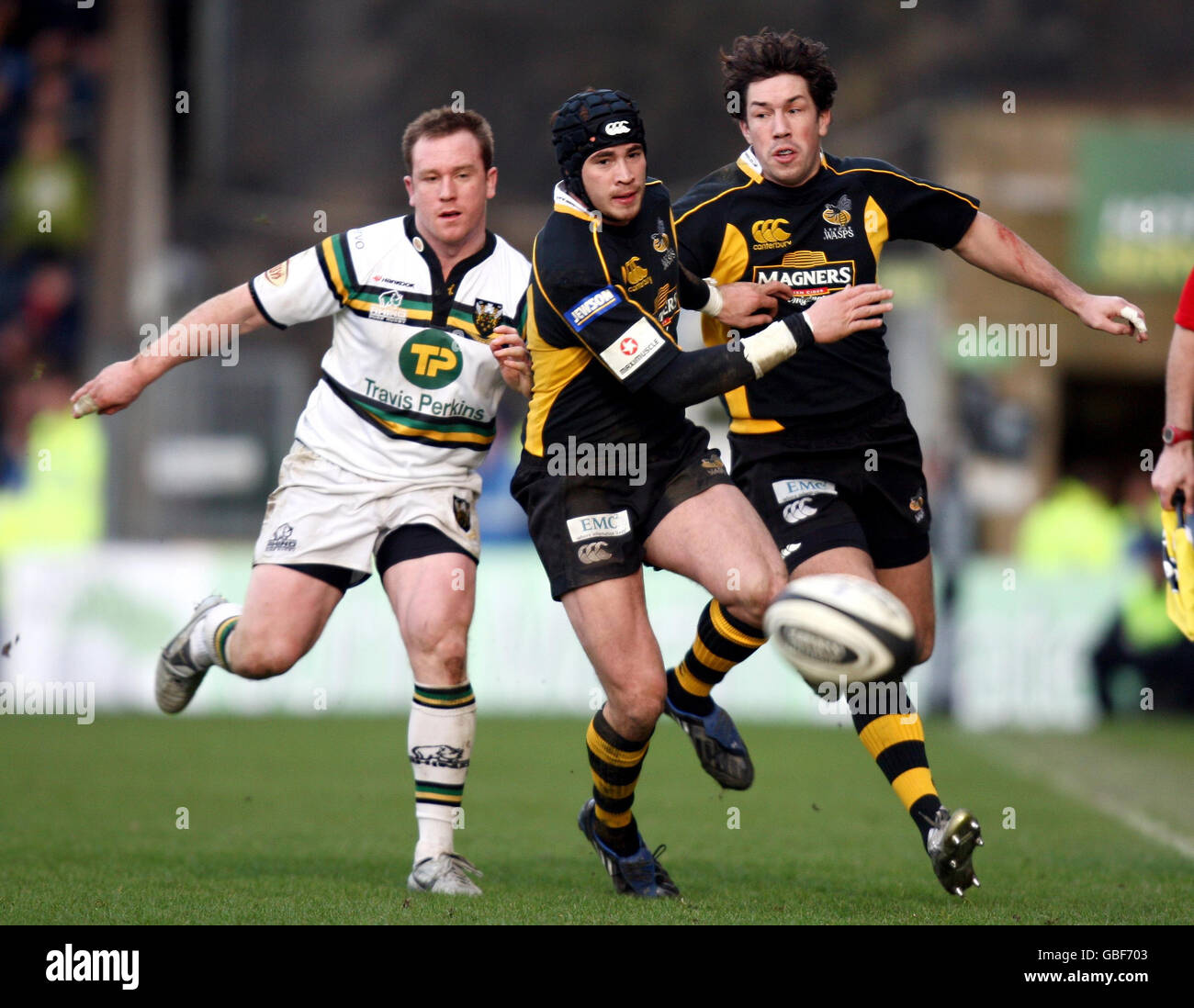 Rugby Union - Guinness Premiership - London Wasps v Northampton santi - Twyford Avenue gli sport di terra Foto Stock