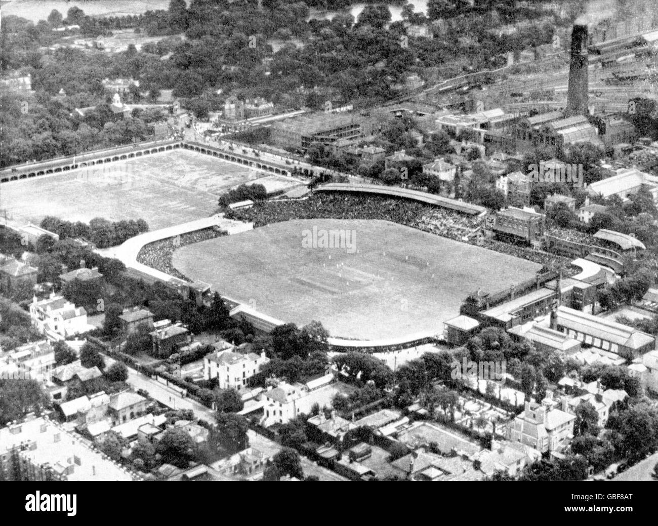 Cricket. Visione generale di Lord's. Foto Stock