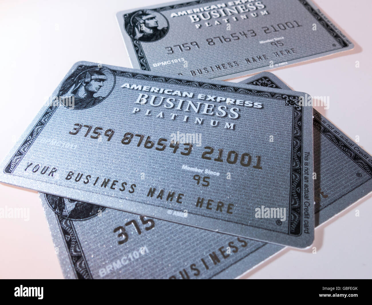 American Express Business Carte di Credito Foto Stock