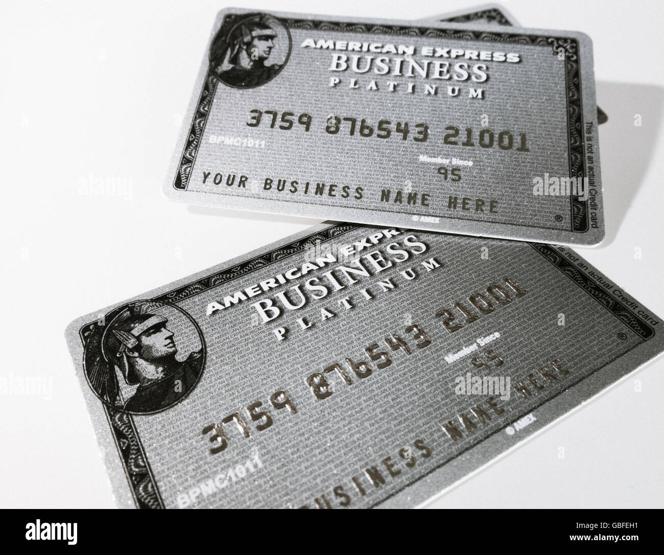 American Express Business Carte di Credito Foto Stock