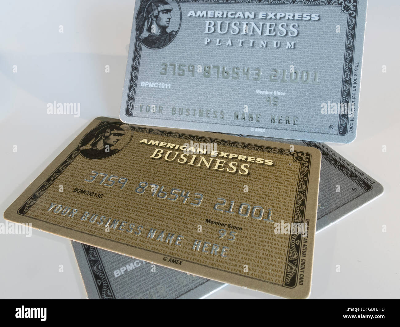 American Express Business Carte di Credito Foto Stock