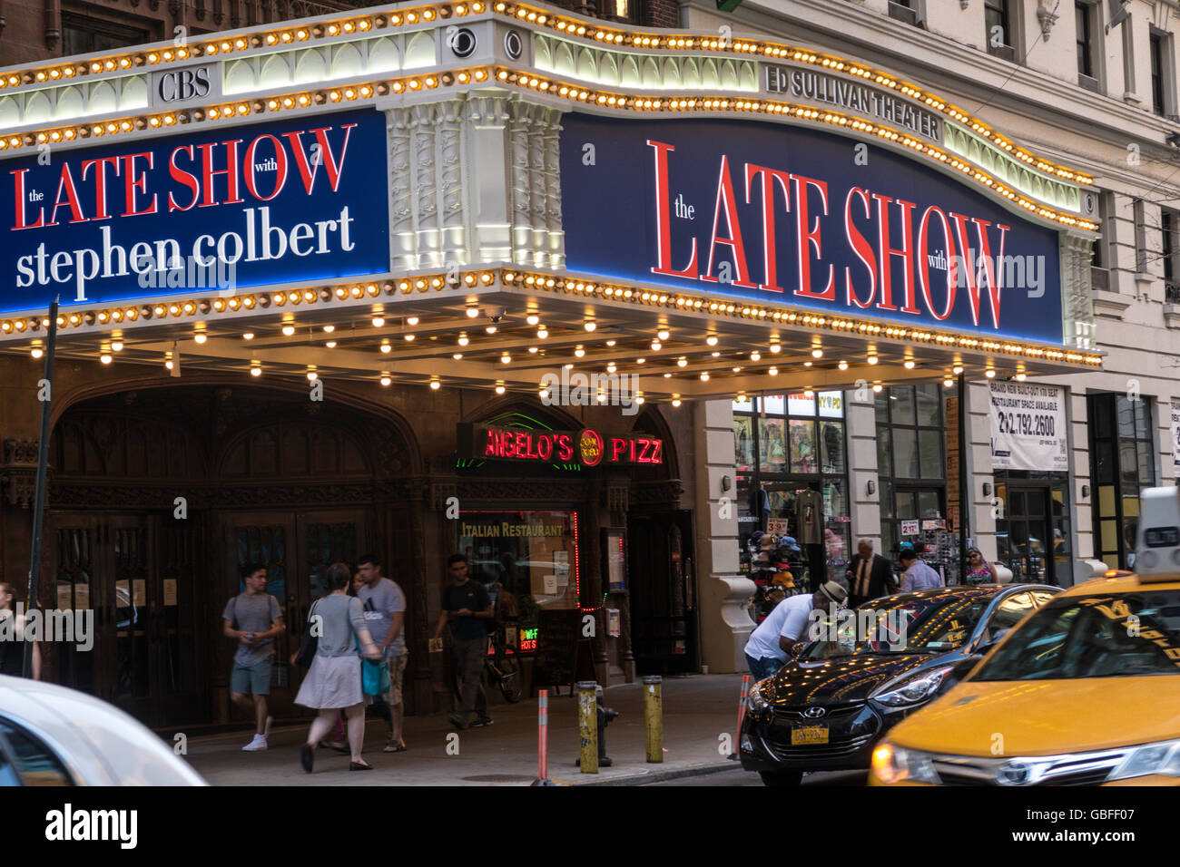 Ed Sullivan Theater, NYC Foto Stock