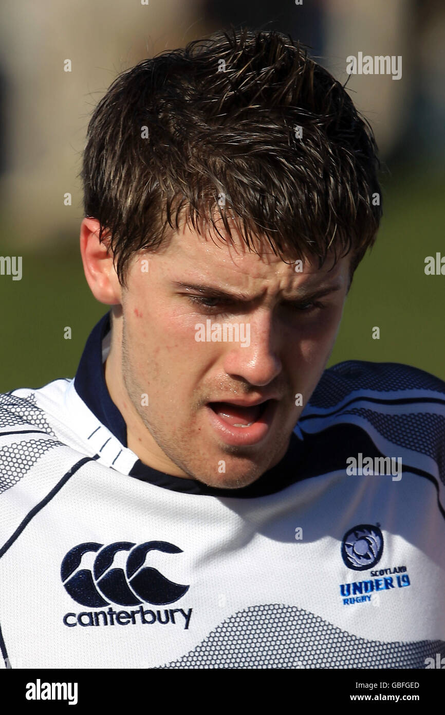 Il Rugby - RBS 6 Nazioni Campionato 2009 - al di sotto dei 19 - Scozia v Italia - Lasswade Foto Stock