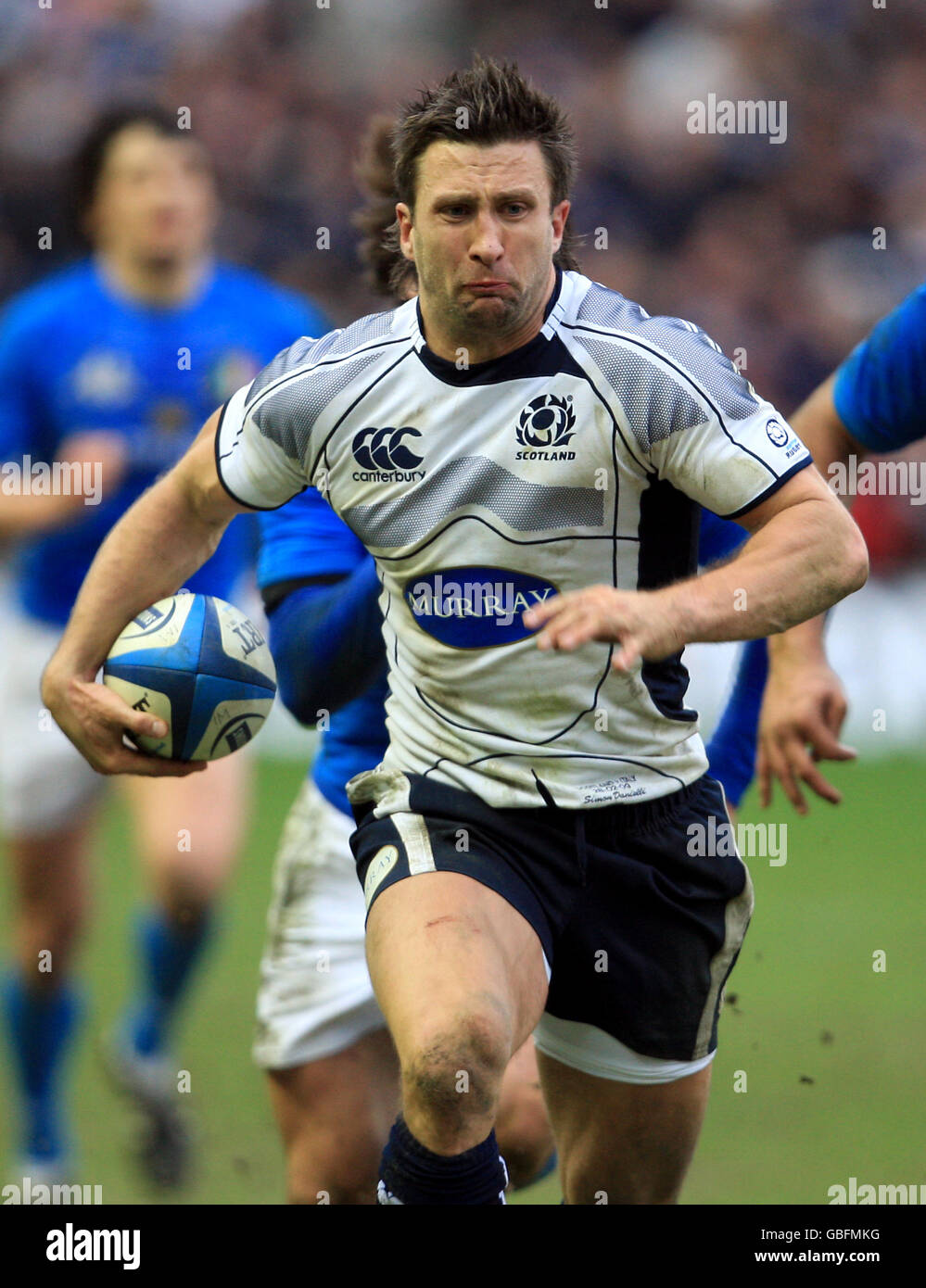 Il Rugby - RBS 6 Nazioni Campionato 2009 - Scozia v Italia - Murrayfield Foto Stock