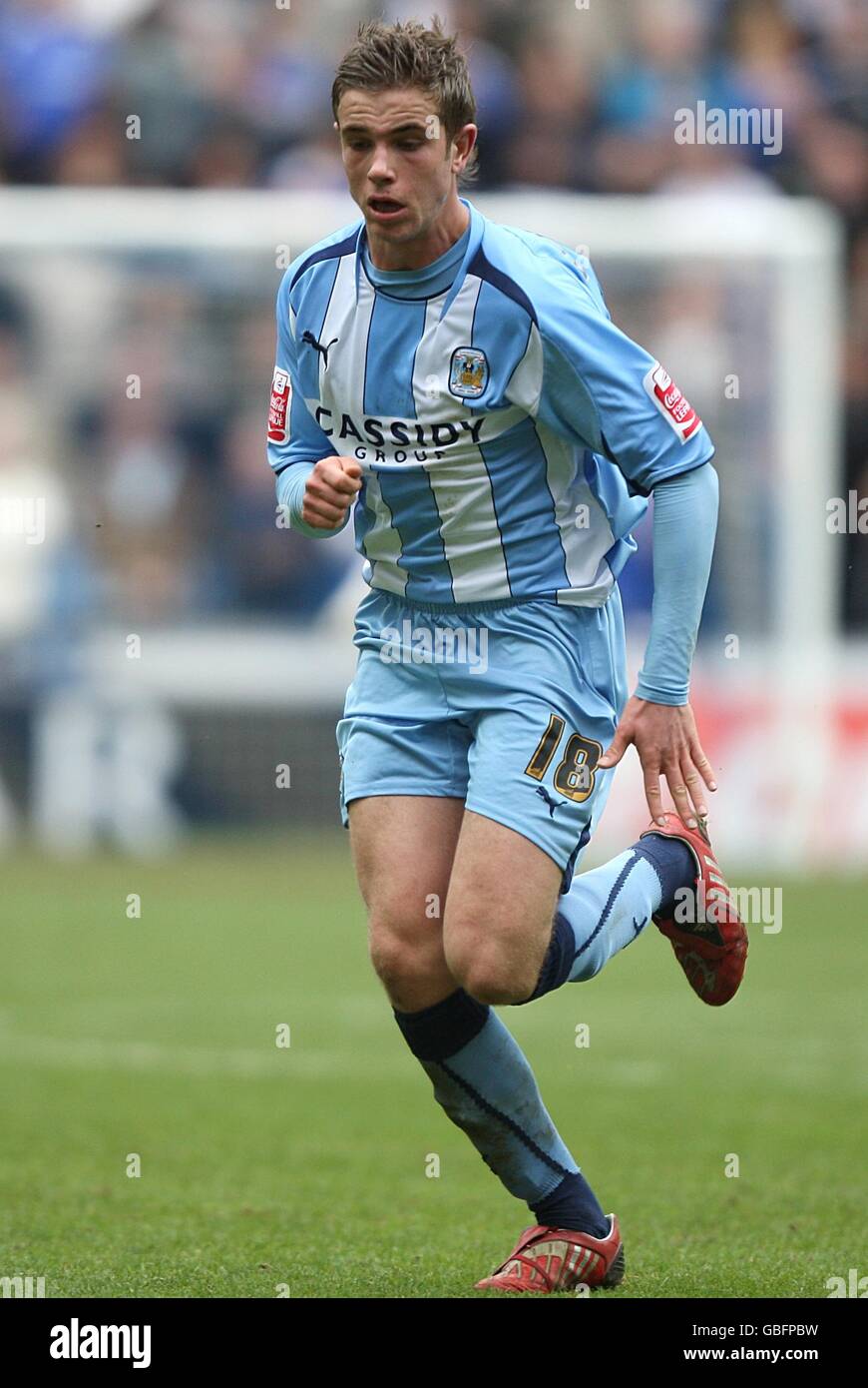 Calcio - fa Cup Sesto turno - Coventry City v Chelsea - Ricoh Arena. Jordan Henderson, Coventry City Foto Stock