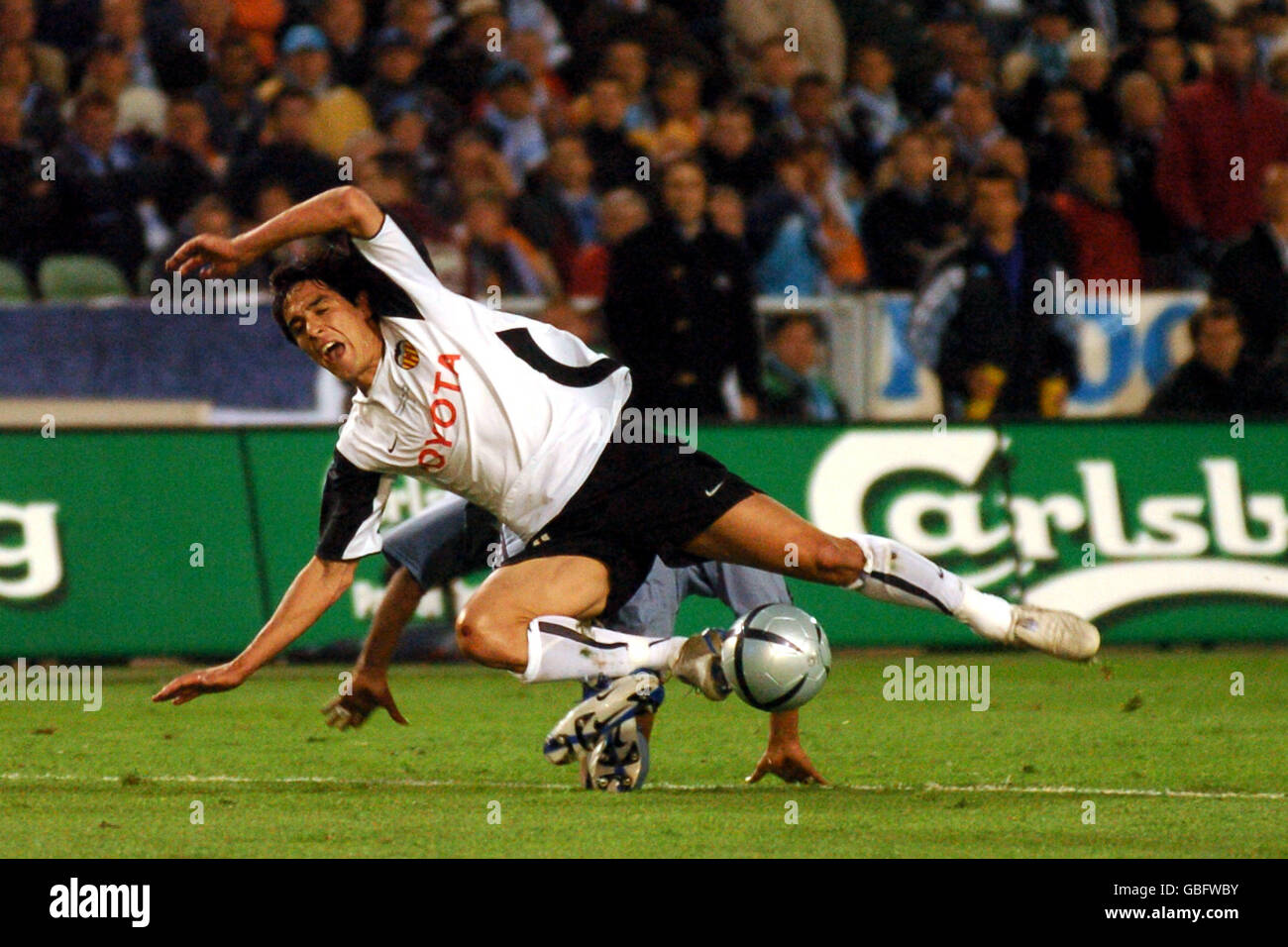 Calcio - finale di Coppa UEFA - Valencia v Olympique Marsiglia Foto Stock