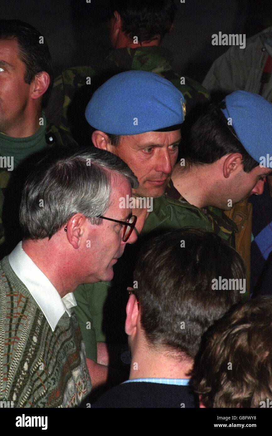 La guerra - La guerra in Bosnia - Sarajevo - 1994 Foto Stock