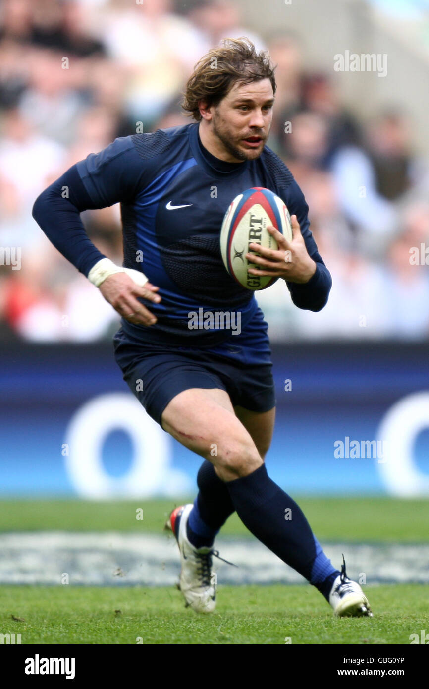 Rugby Union - RBS Six Nations Championship 2009 - Inghilterra contro Francia - Twickenham. Cedric Heymans, Francia Foto Stock