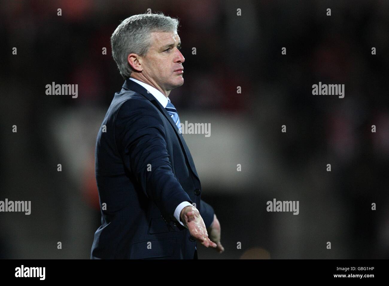 Calcio - Coppa UEFA - Round di 16 - Seconda tappa - AaB Aalborg v Manchester City - Aalborg Stadion Foto Stock