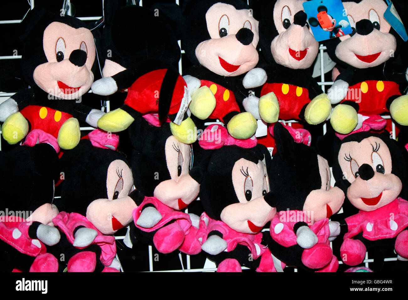 Mickey Mouse, Swinemuende, Polen. Foto Stock