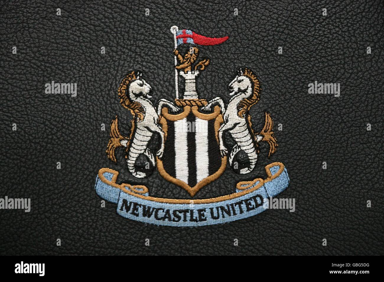 Calcio - Barclays Premier League - Newcastle United / Manchester United - St James' Park. Distintivo del Newcastle United Club Foto Stock