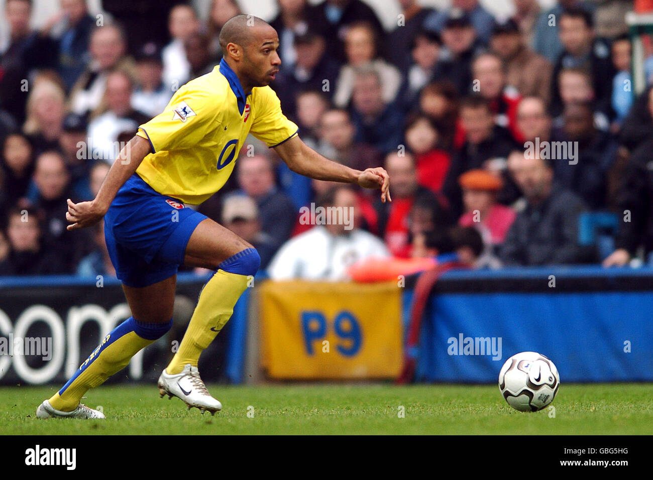 Calcio - fa Barclaycard Premiership - Fulham v Arsenal. Thierry Henry, Arsenale Foto Stock