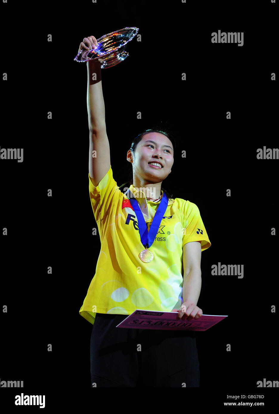 Wang Yihan, vincitore della finale di Womens Singles Foto Stock