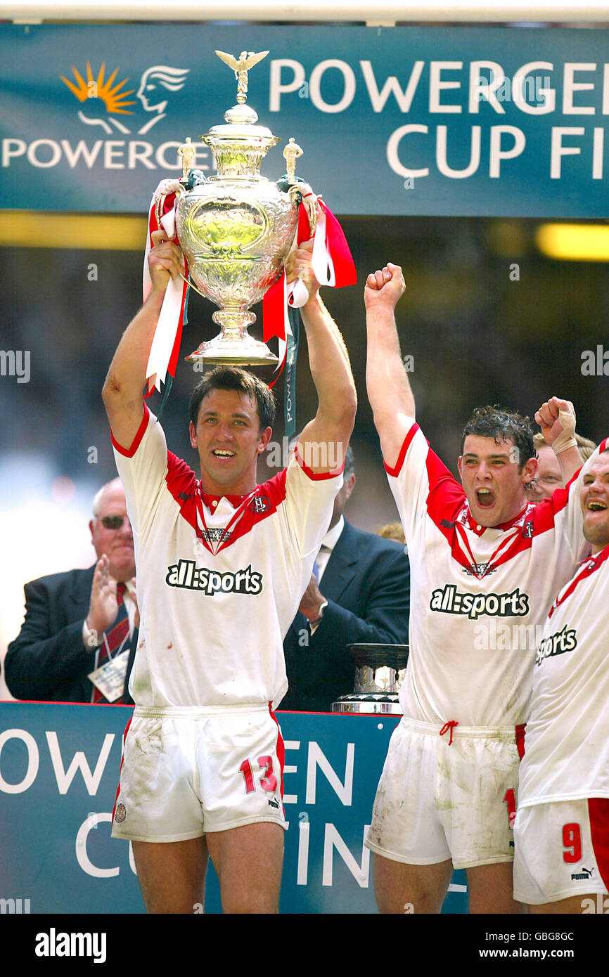 Rugby League - Powergen Challenge Cup - finale - Wigan Warriors v St Helens Foto Stock