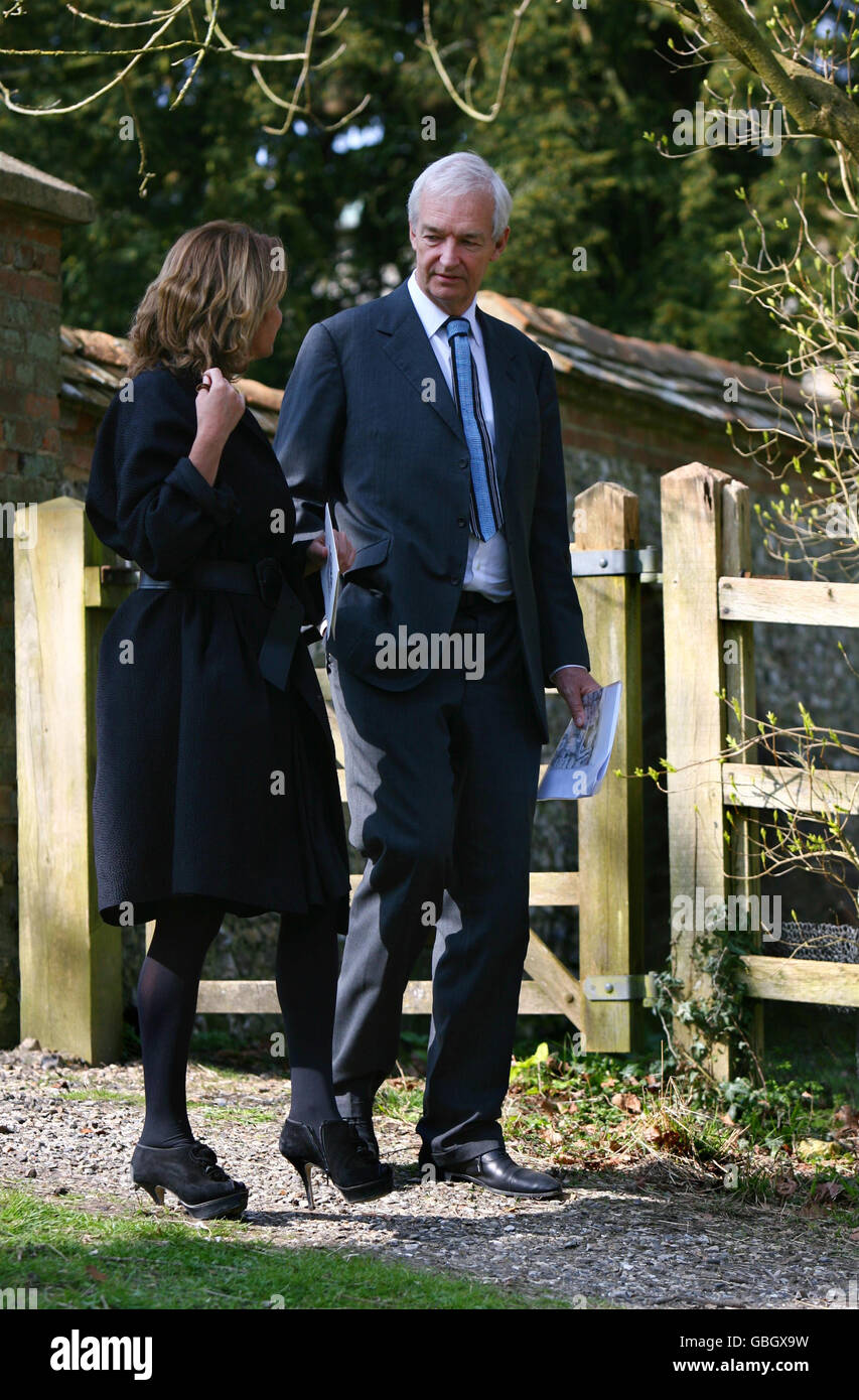 Funerali di ambasciatore Nicholas Henderson Foto Stock