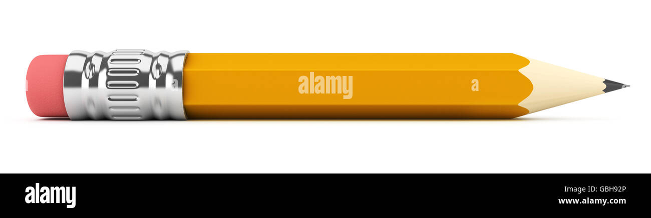 Piccola matita appuntita Foto Stock