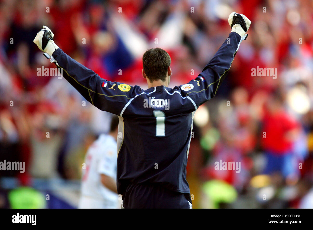 Soccer - UEFA campionato europeo 2004 - Gruppo D - Repubblica Ceca v Lettonia Foto Stock