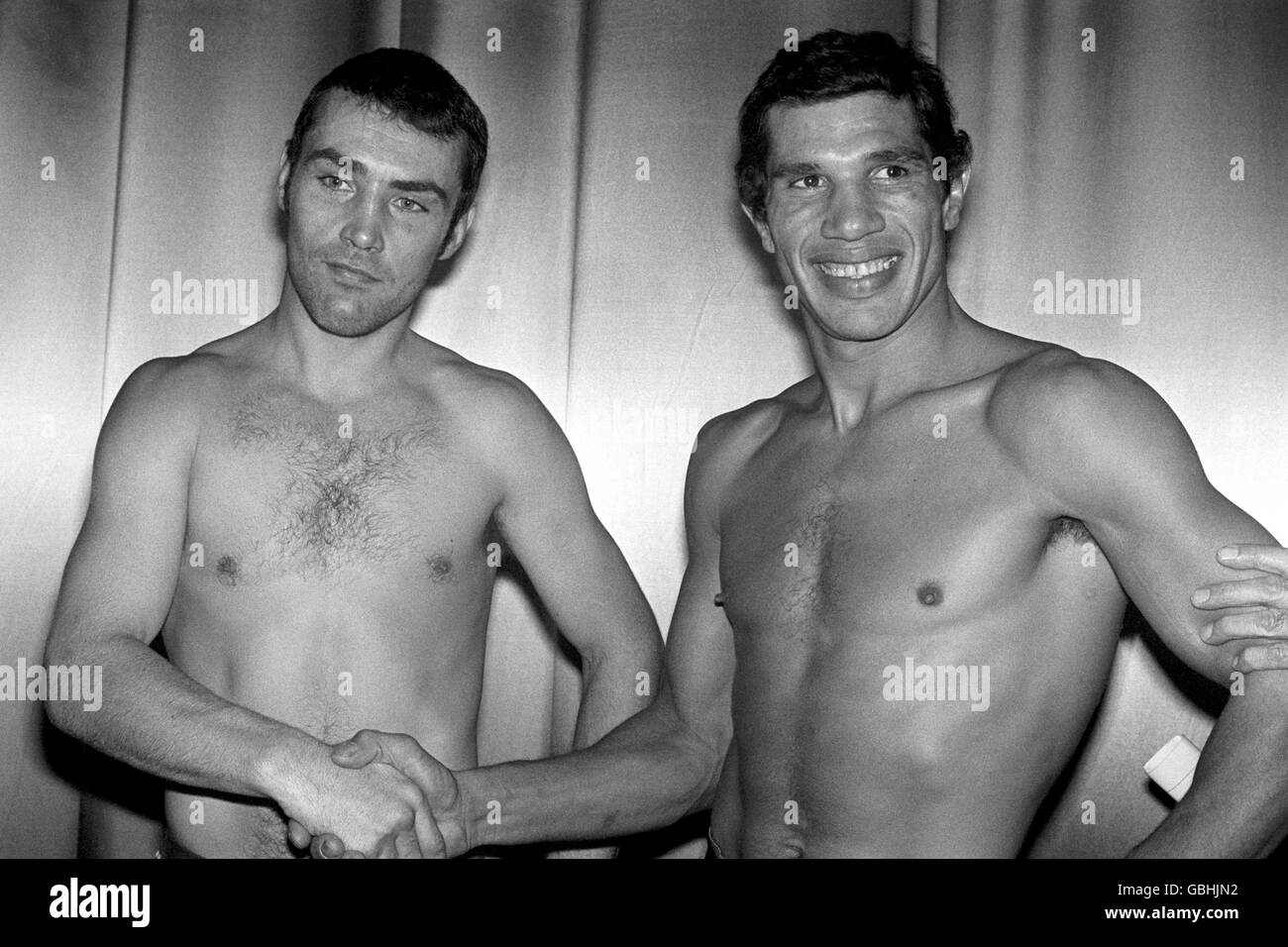 Boxing - europeo Middleweight Title - Alan Minter v Gratien Tonna - Odeon - Leicester Square Foto Stock