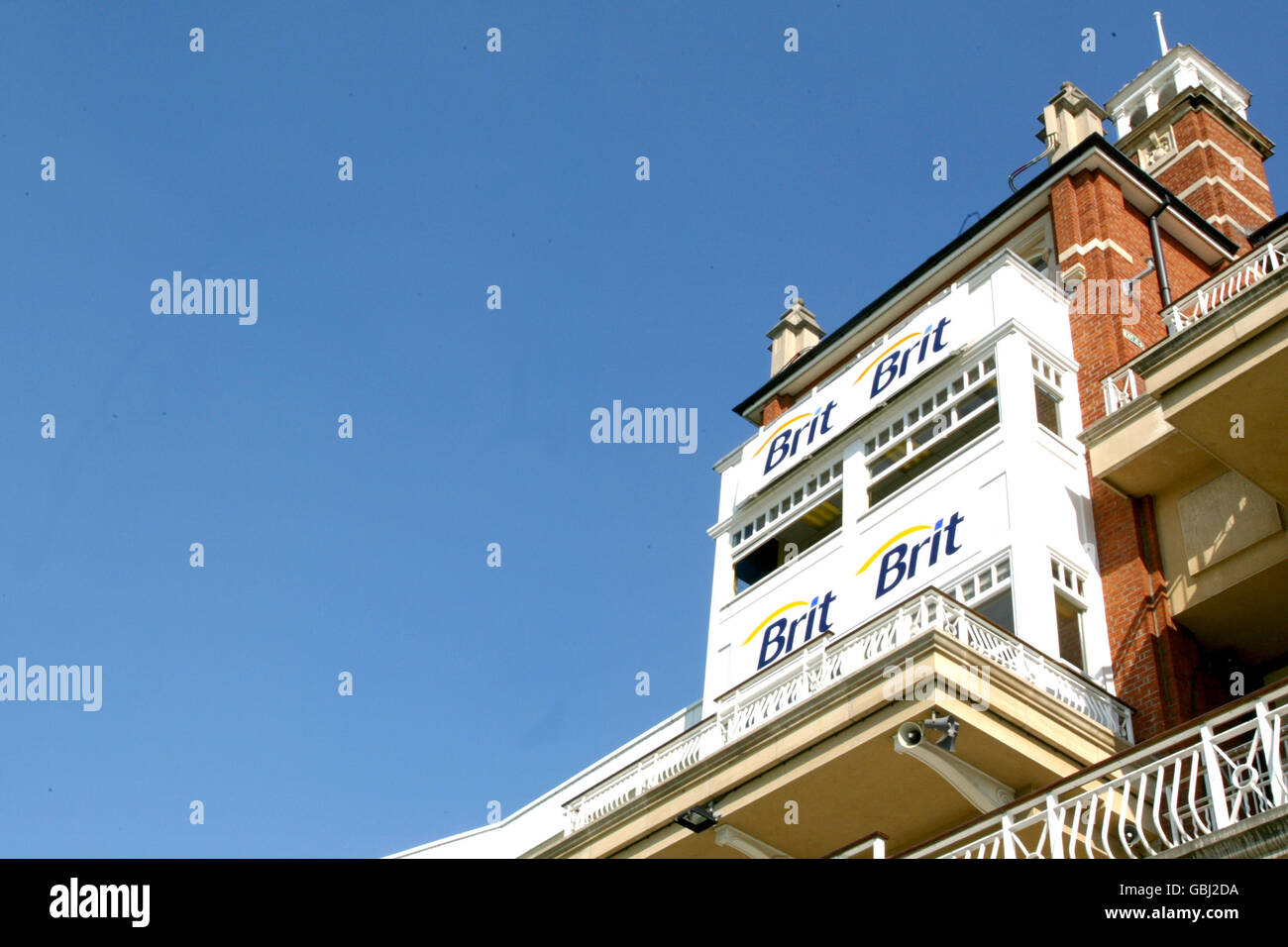 Vista generale del Brit Oval, sede del Surrey County Cricket Club Foto Stock