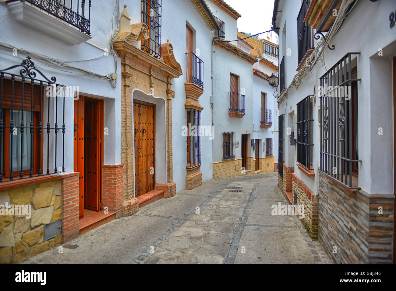 Strada di colore Foto Stock