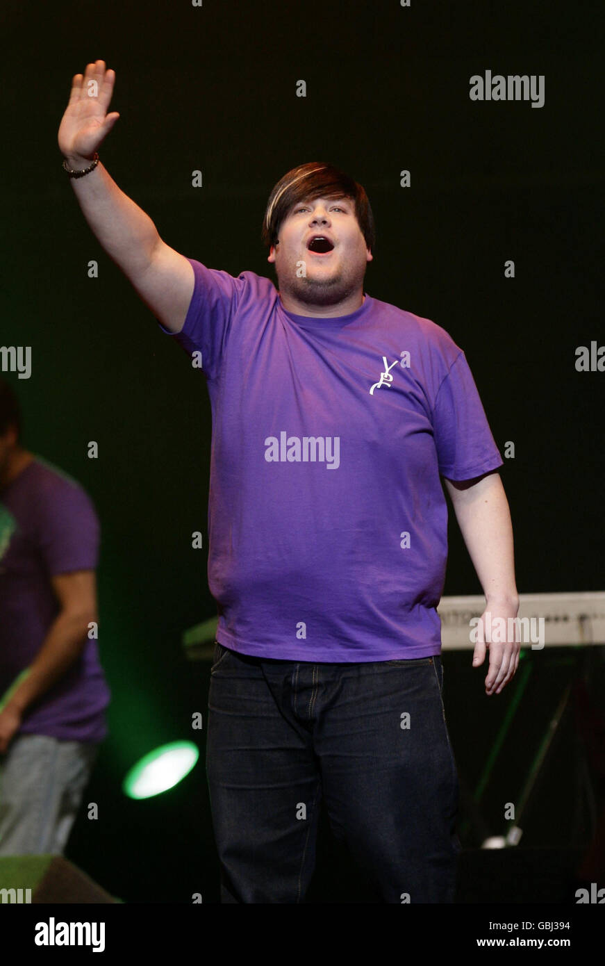 Teenage Cancer Trust - una serata di Commedia. James Corden durante il Teenage Caner Trust - una serata di Commedia al Royal Albert Hall, Londra. Foto Stock