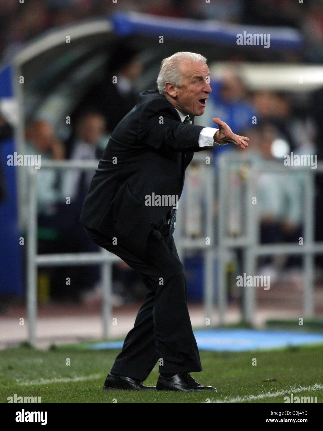 Calcio - Coppa del Mondo FIFA 2010 - turno di qualificazione - Gruppo otto - Italia v Repubblica di Irlanda - Stadio San Nicola Foto Stock