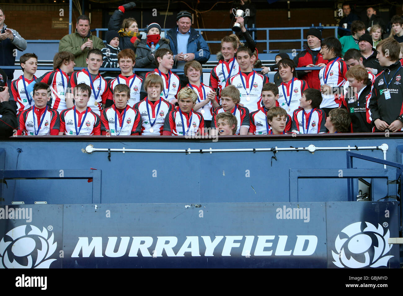 Rugby Union - Midi nazionali finali di Coppa - Murrayfield Foto Stock