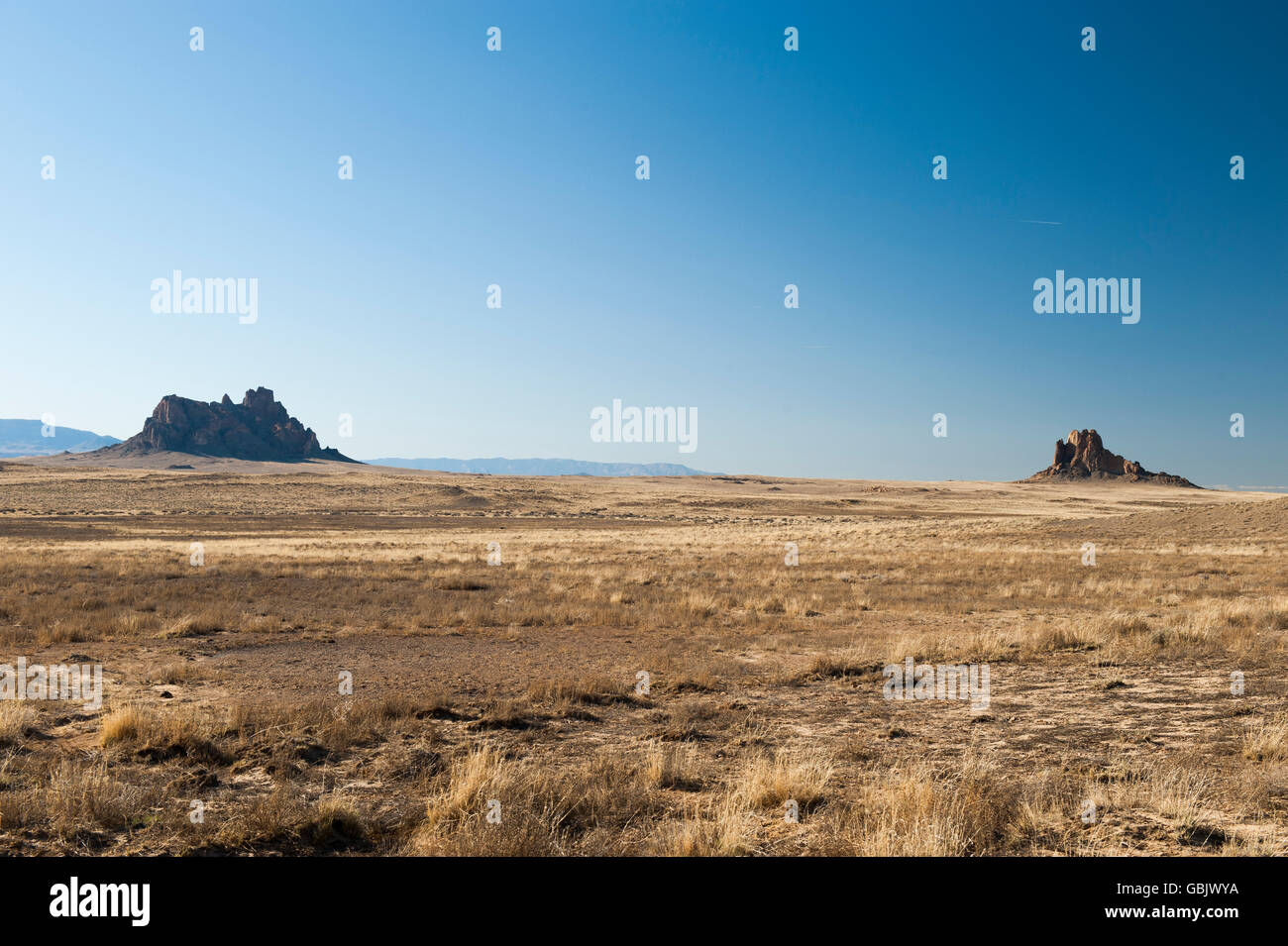 La vasta vacuità di Northwest New Mexico. Foto Stock