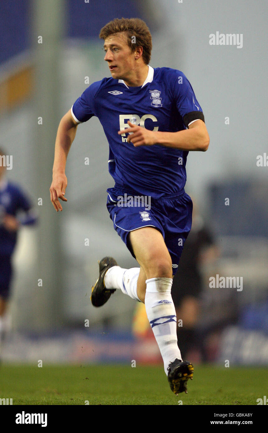 Calcio - fa Youth Cup - Semifinale - Birmingham City / Liverpool - St Andrews. Robert Gradwell, Birmingham City Foto Stock