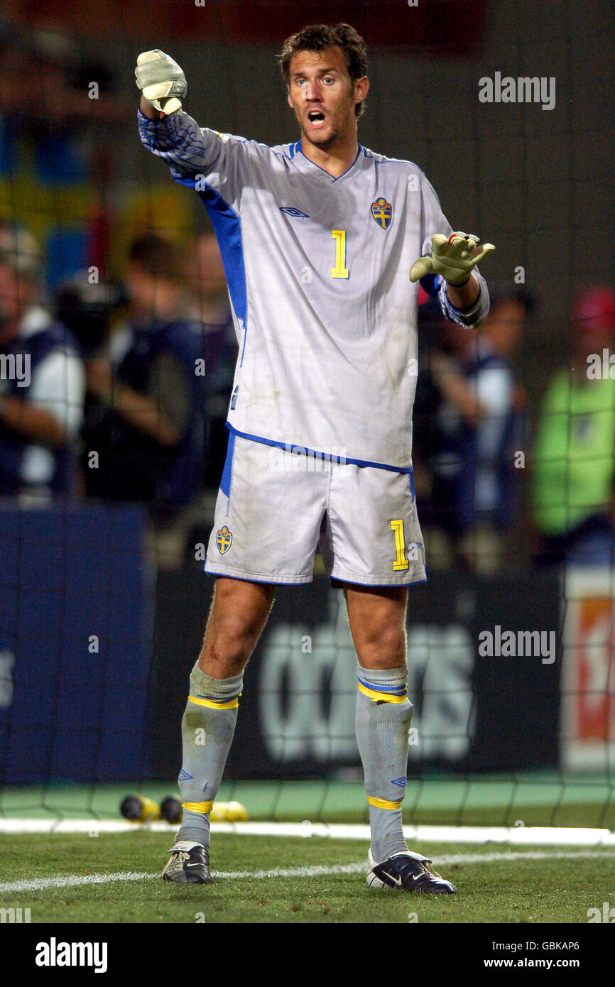 Soccer - UEFA campionato europeo 2004 - Quarti di Finale - Svezia / Olanda Foto Stock