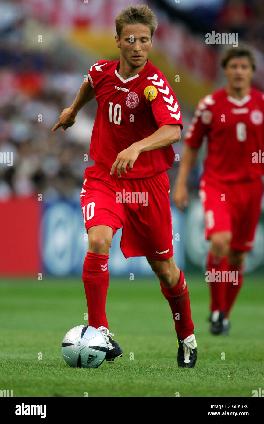 Soccer - UEFA campionato europeo 2004 - Quarti di Finale - Repubblica Ceca v Danimarca Foto Stock