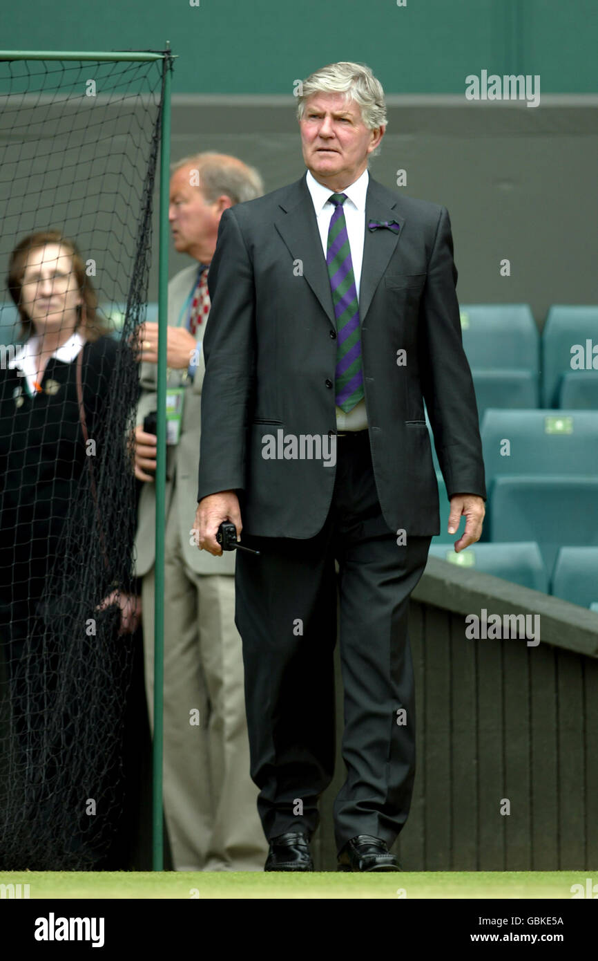 Tennis - Wimbledon 2004 - finale donne - Serena Williams v Maria Sharapova Foto Stock
