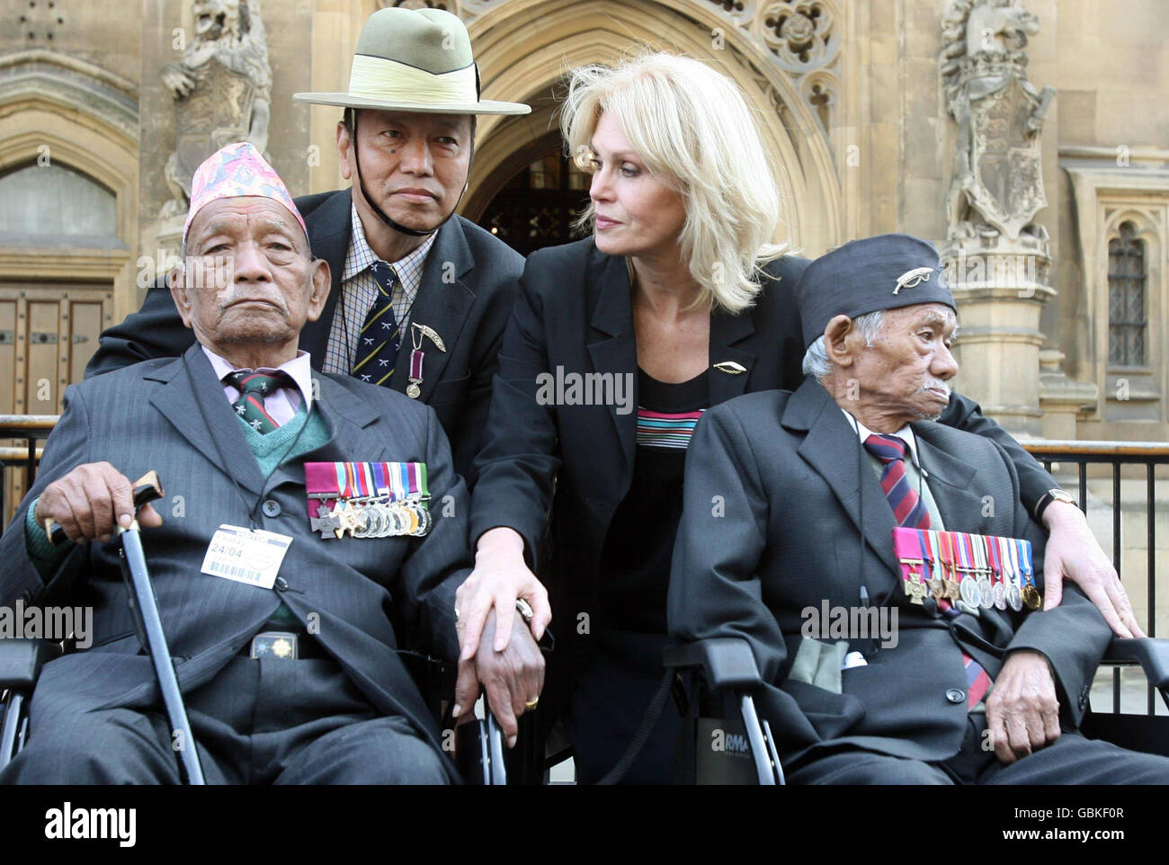 Gurkha causa in tribunale Foto Stock