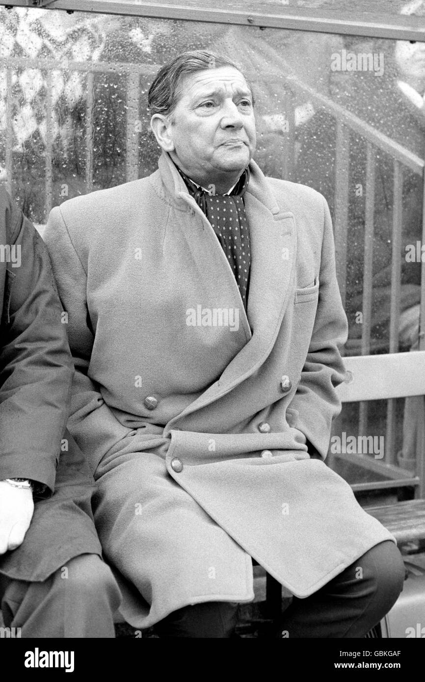 Calcio - Coppa fa - Semifinale - Fulham v Birmingham - Hillsborough. Alec Stock, responsabile della seconda Divisione Fulham FC. Foto Stock