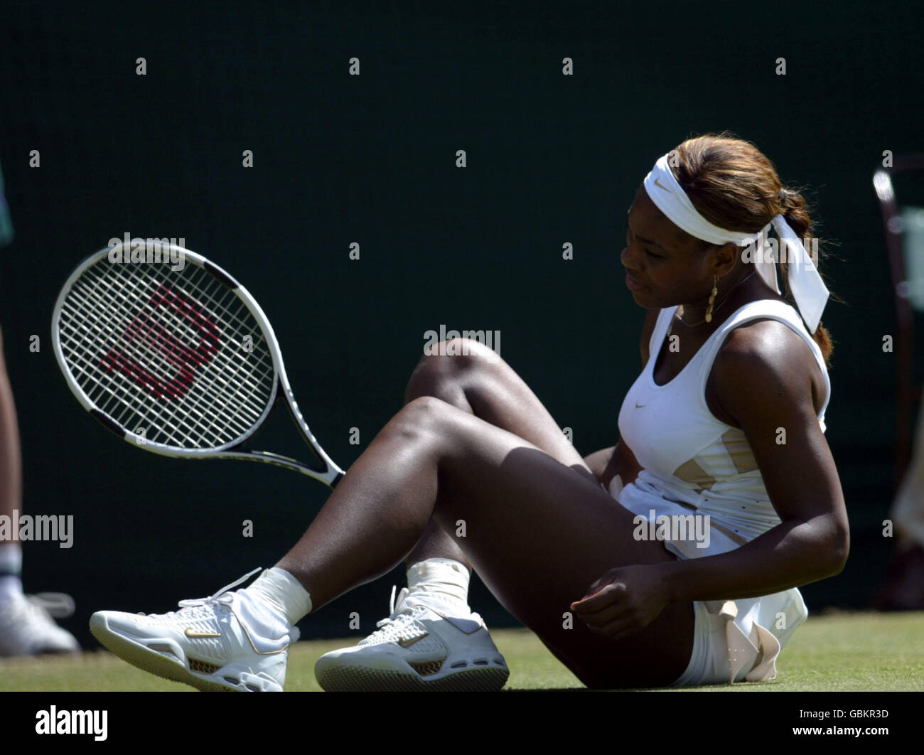 Tennis - Wimbledon 2004 - finale donne - Serena Williams v Maria Sharapova Foto Stock