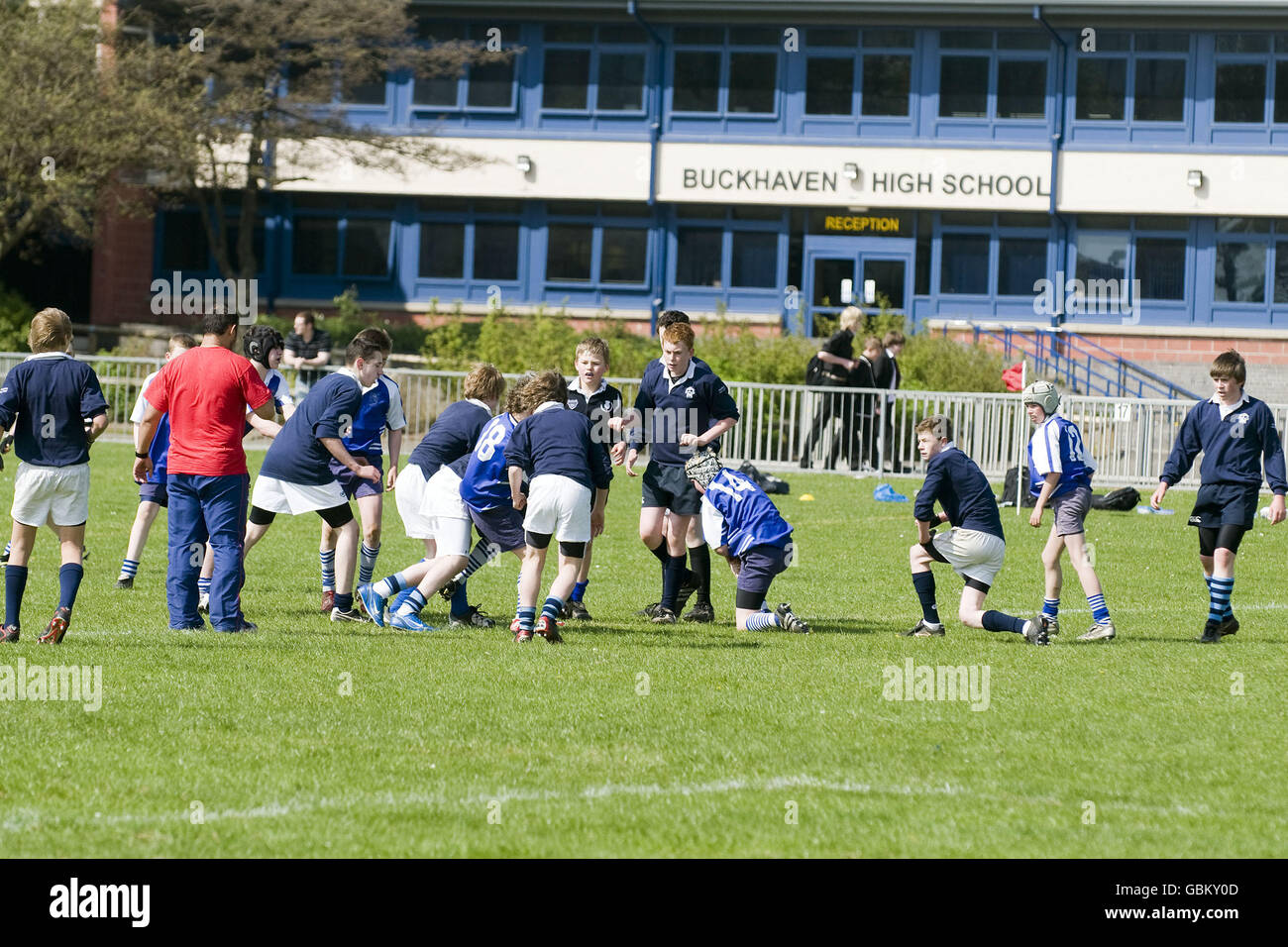 Rugby Union - HSBC Scuole Emergenti Festival - Buckhaven Foto Stock