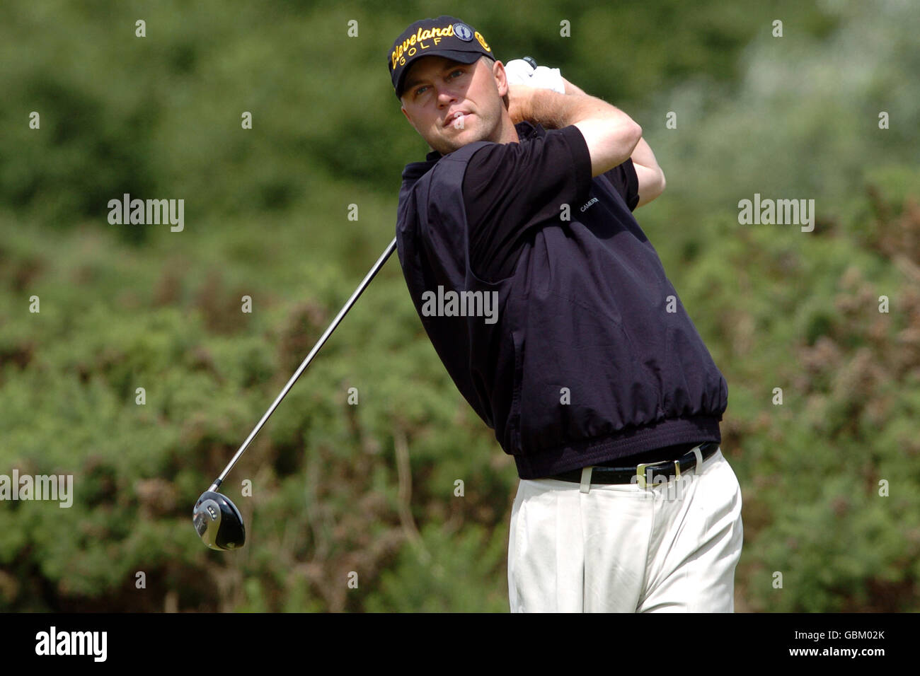 Golf - il Campionato Open 2004 - Royal Troon - secondo turno. Cameron Beckman in azione negli Stati Uniti Foto Stock