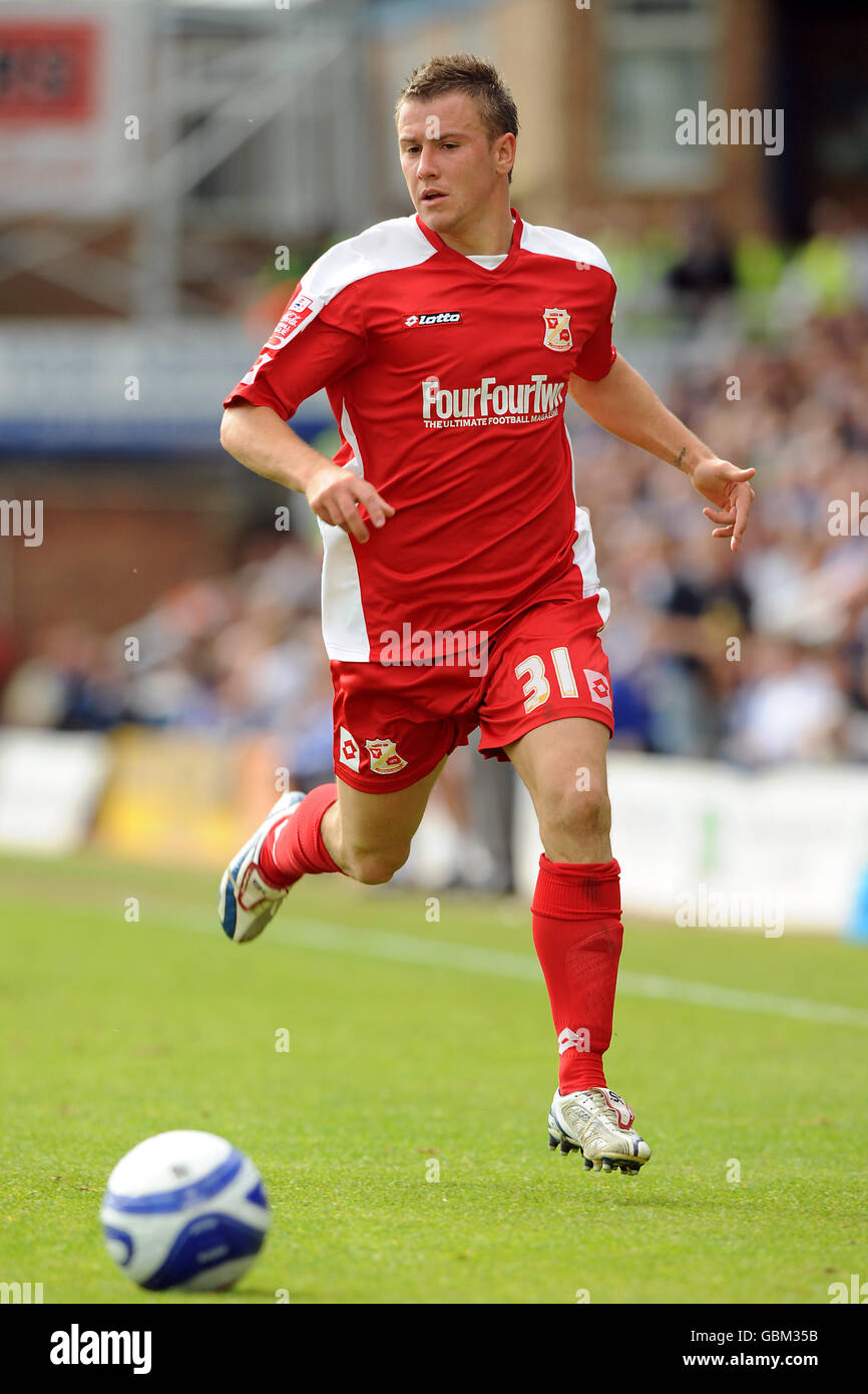 Calcio - Coca-Cola Football League One - Peterborough United v Swindon Town - London Road Ground. Simon Cox, Swindon Town Foto Stock