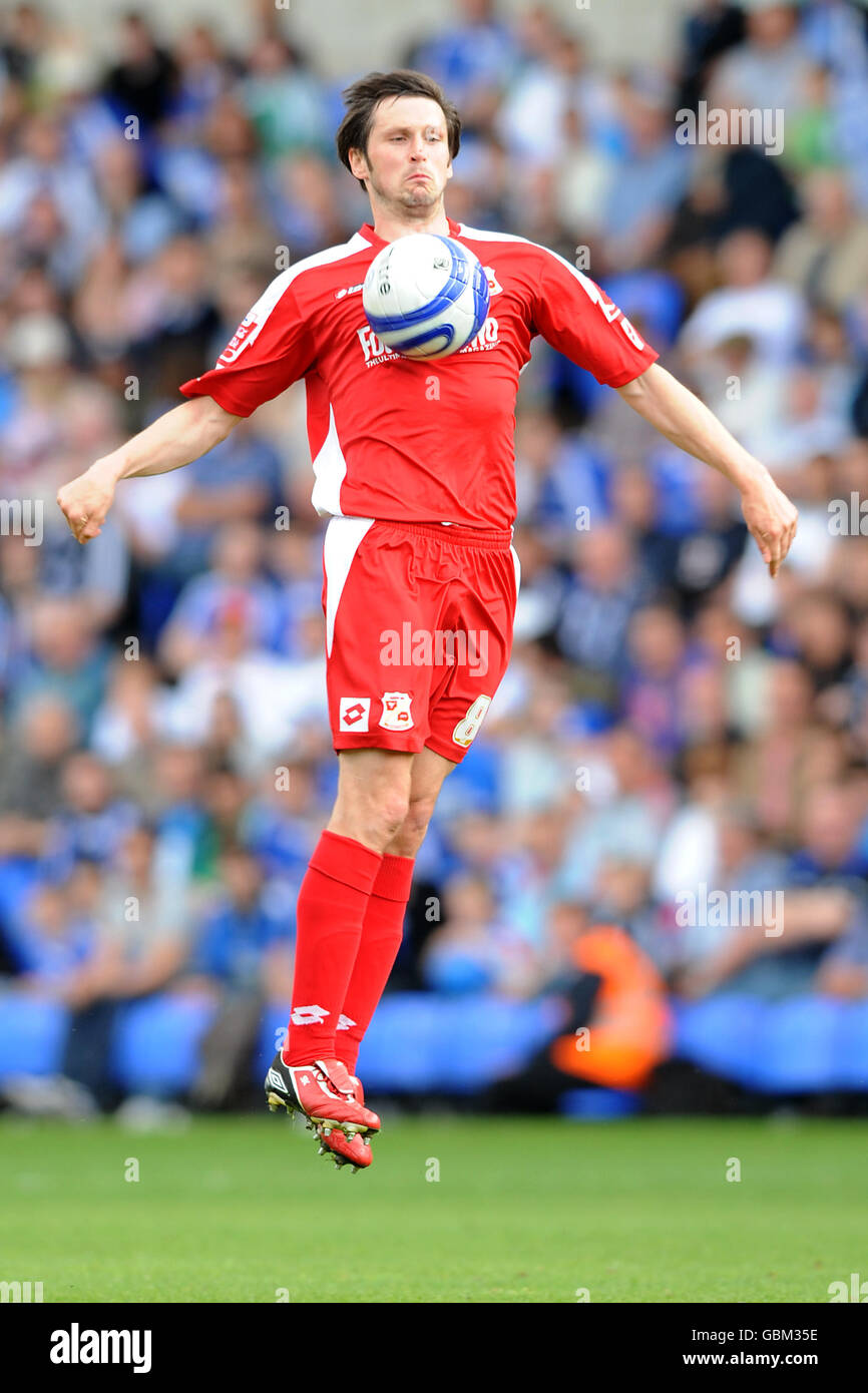 Calcio - Coca-Cola Football League One - Peterborough United v Swindon Town - London Road Ground. Craig Easton, Swindon Town Foto Stock