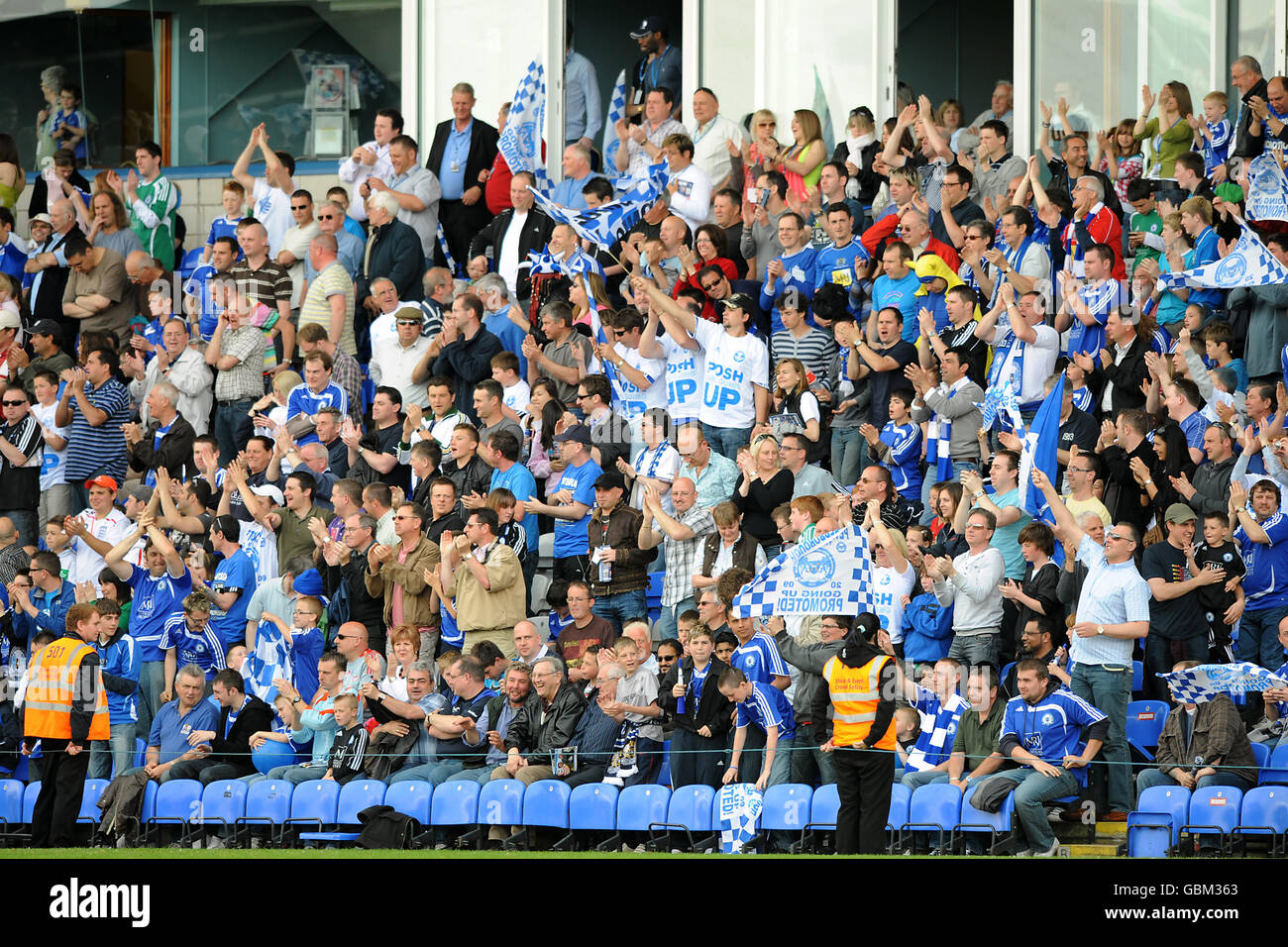 Calcio - Coca Cola Football League One - Peterborough Regno v Swindon Town - London Road Terreno Foto Stock