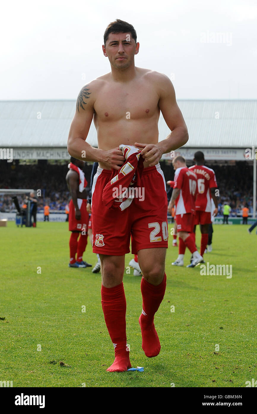 Calcio - Coca Cola Football League One - Peterborough Regno v Swindon Town - London Road Terreno Foto Stock