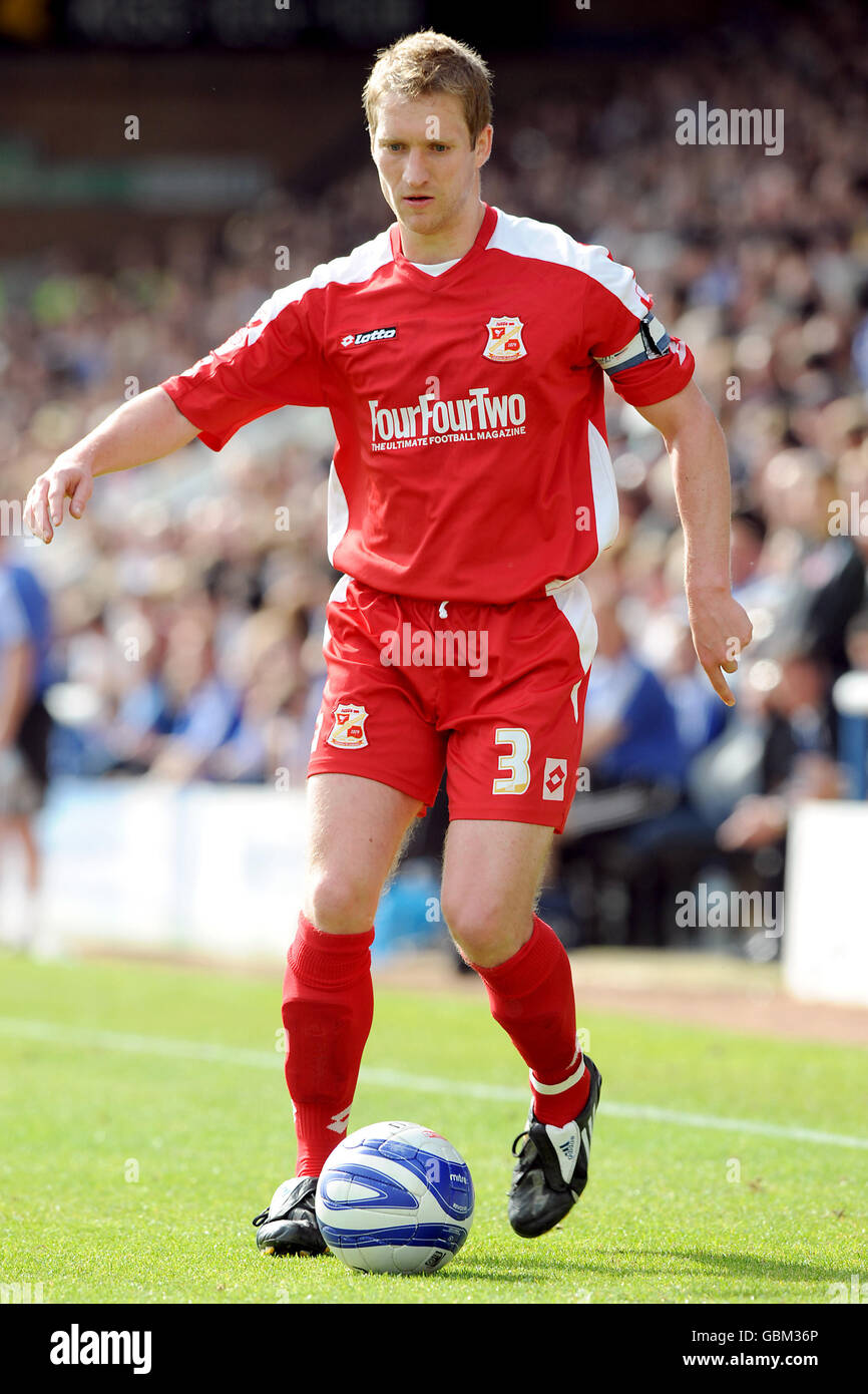 Calcio - Coca-Cola Football League One - Peterborough United v Swindon Town - London Road Ground. Jamie Vincent, Swindon città Foto Stock