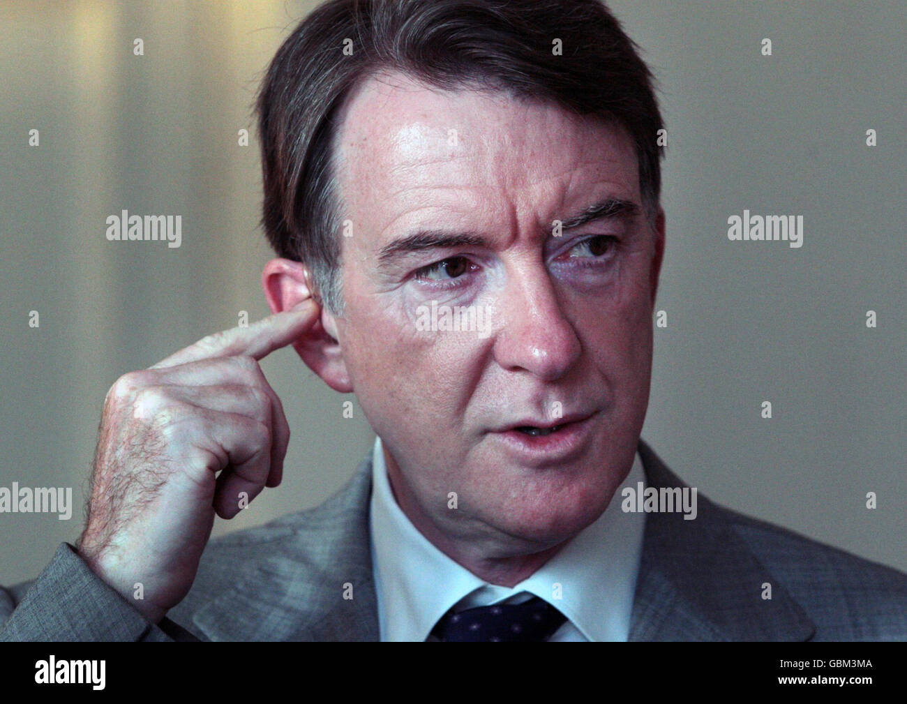 Mandelson in Scozia Foto Stock
