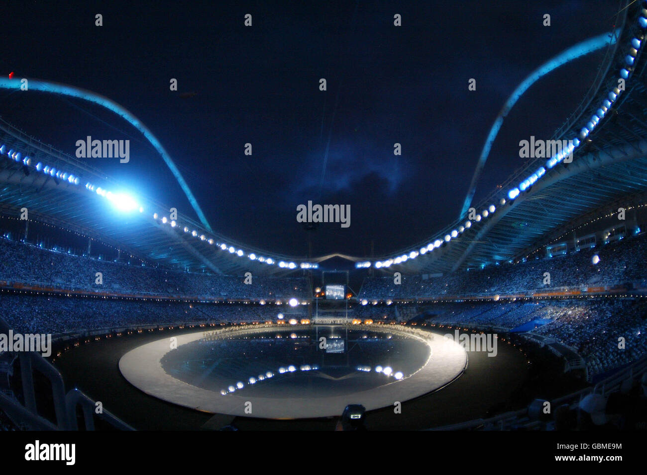 Ai Giochi Olimpici di Atene 2004 - Cerimonia di Apertura Foto stock Ai Giochi Olimpici di Atene 2004 - Cerimonia di Apertura Foto stock