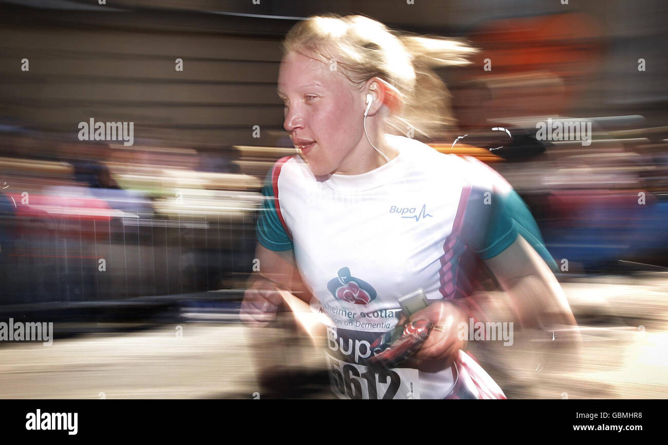 Bupa grande esecuzione di Edimburgo Foto Stock