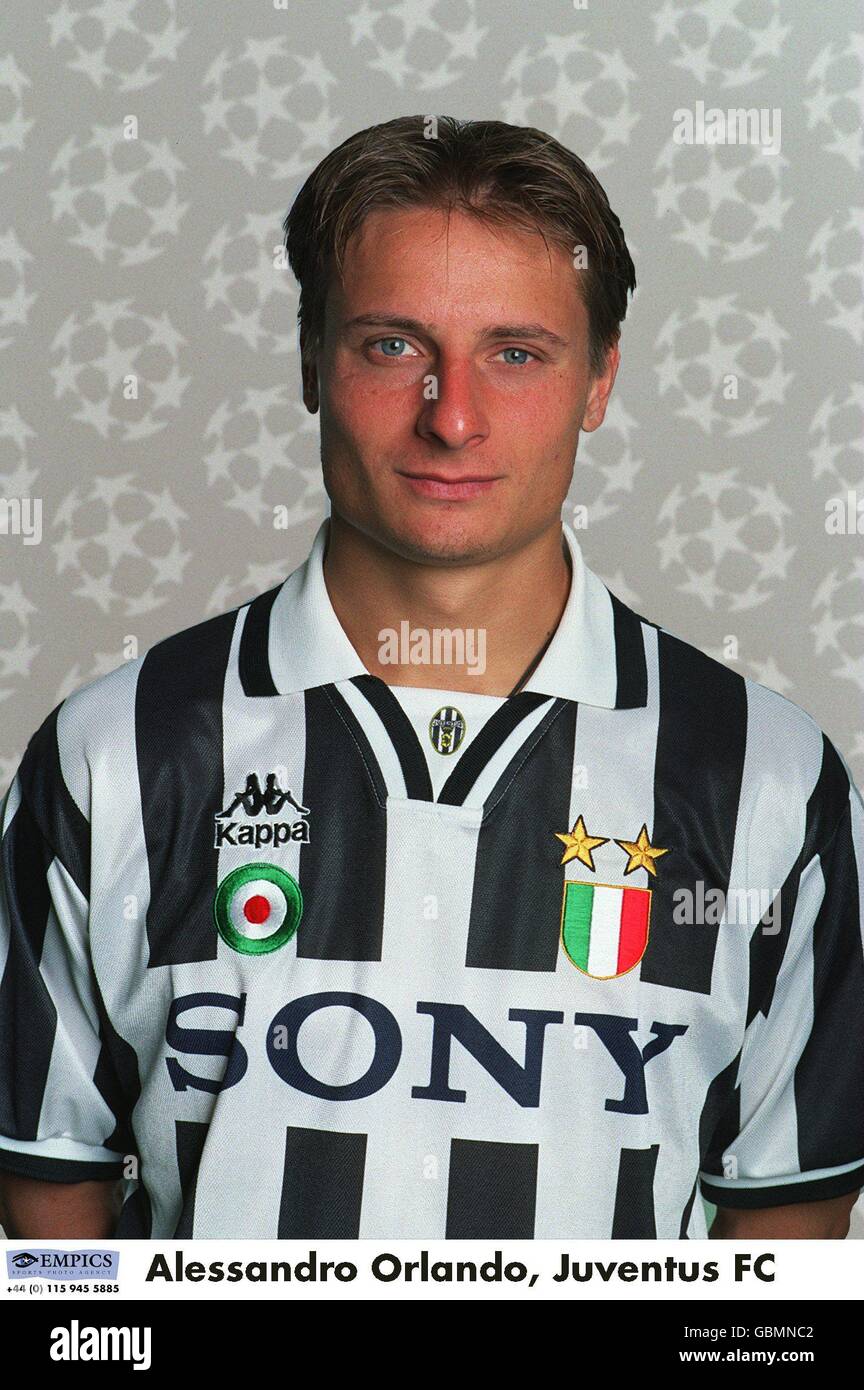 UEFA Champions League 1995/96 .... Alessandro Orlando, Juventus FC Foto Stock